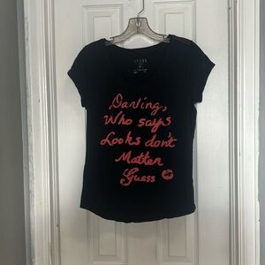 Black guess top size Large